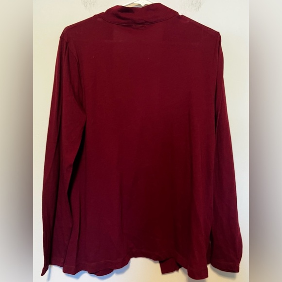 J Crew LOT OF 3 Sz L - 1 each Long Sleeve, Short Sleeve Tees and 1 Open Cardigan - Picture 3 of 13